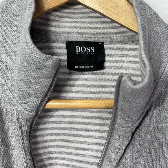 SOLD Hugo Boss Long Sleeve Reversable Light Jacket Size Large - Picture 2 of 11